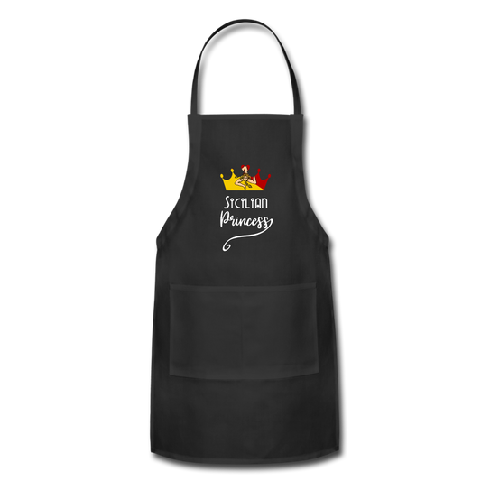 Sicilian Princess Apron - black