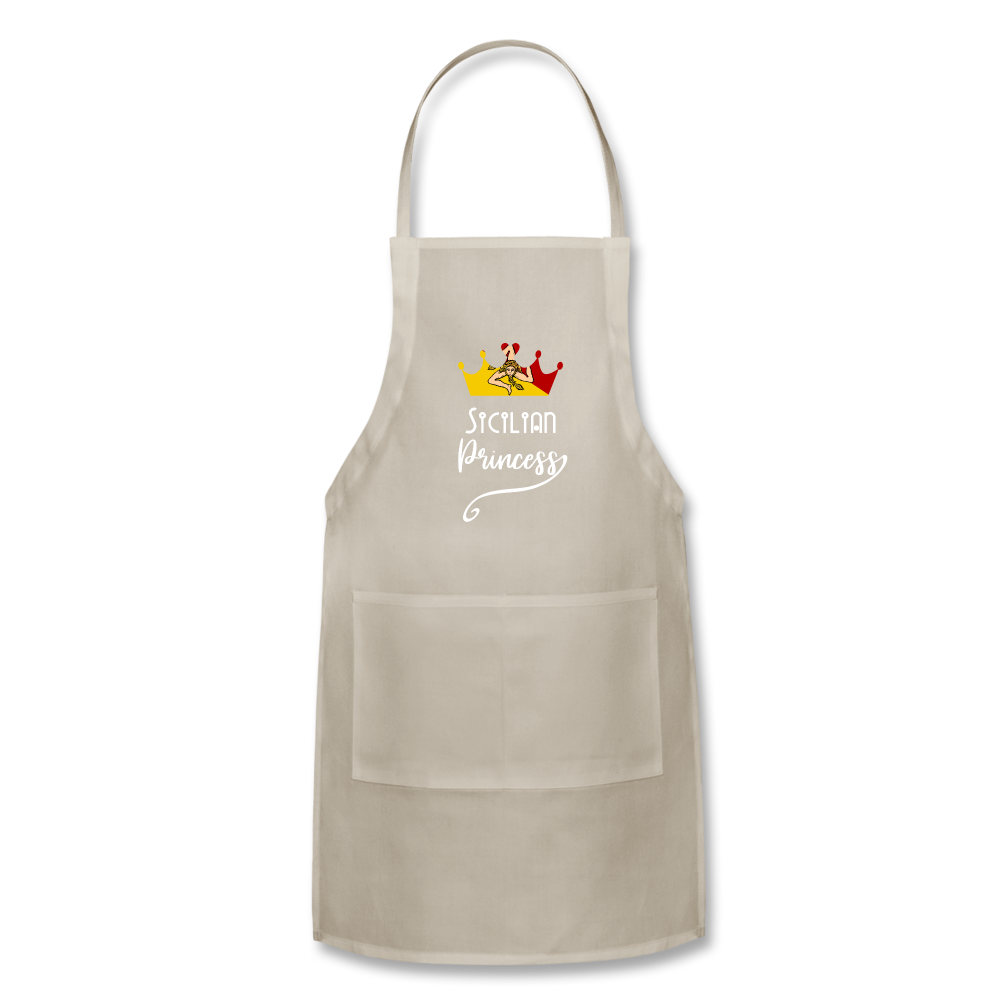 Sicilian Princess Apron - natural