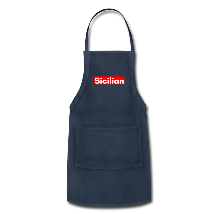 Sicilian Apron - navy