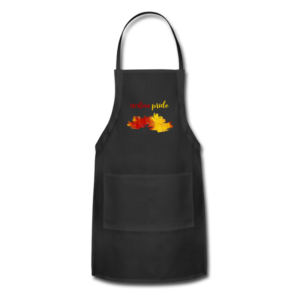 Sicilian Pride Apron - black