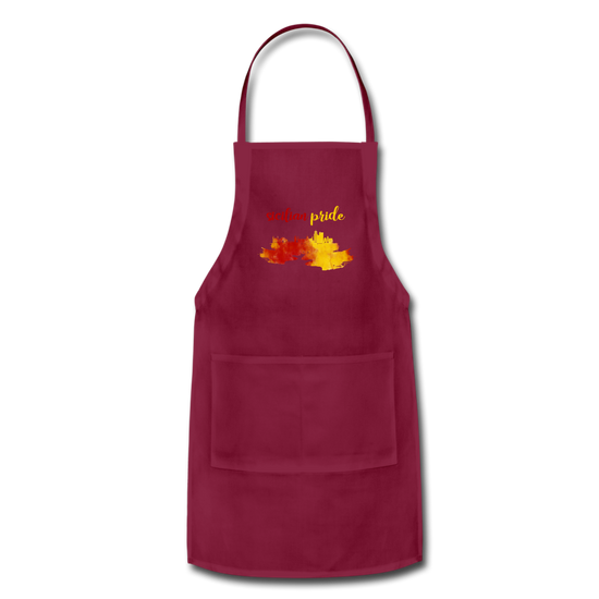 Sicilian Pride Apron - burgundy