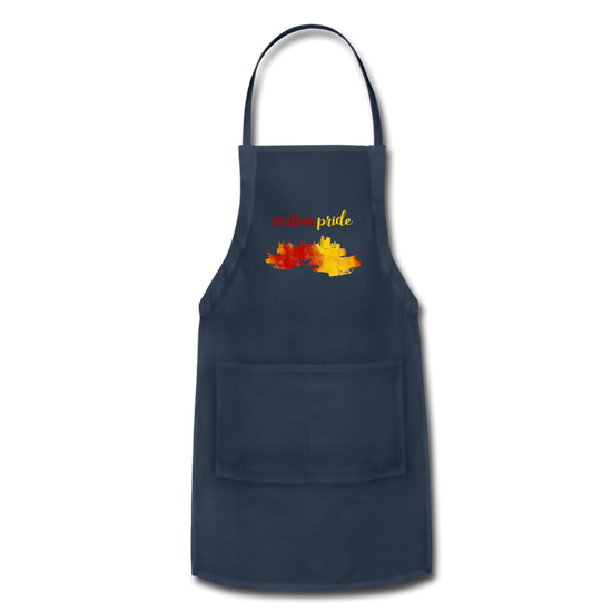 Sicilian Pride Apron - navy