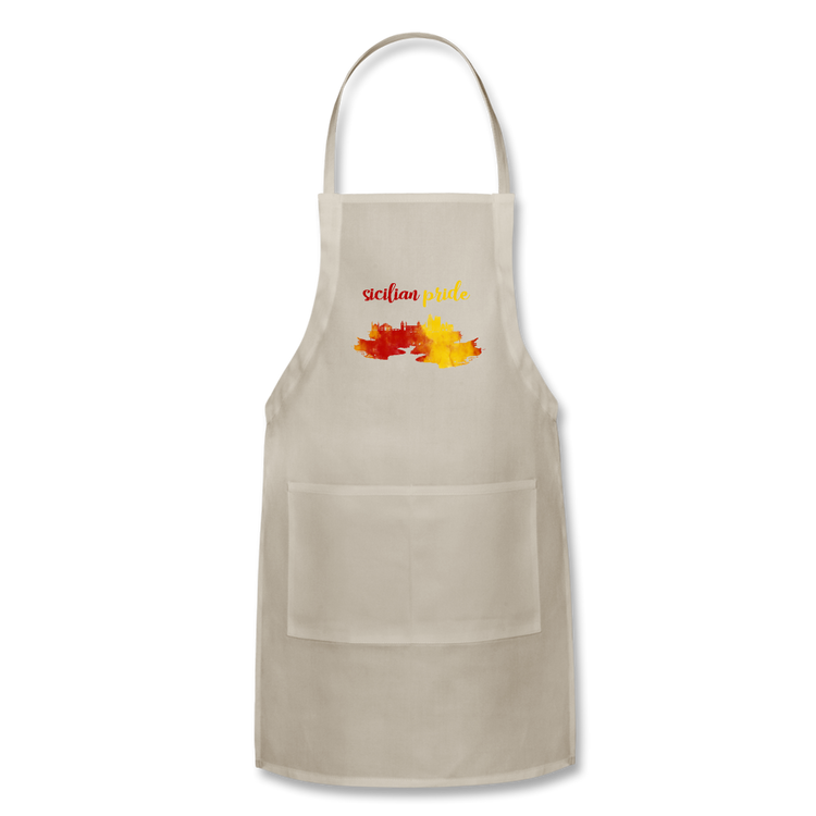 Sicilian Pride Apron - natural