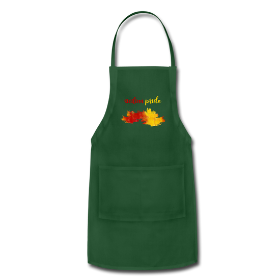 Sicilian Pride Apron - forest green