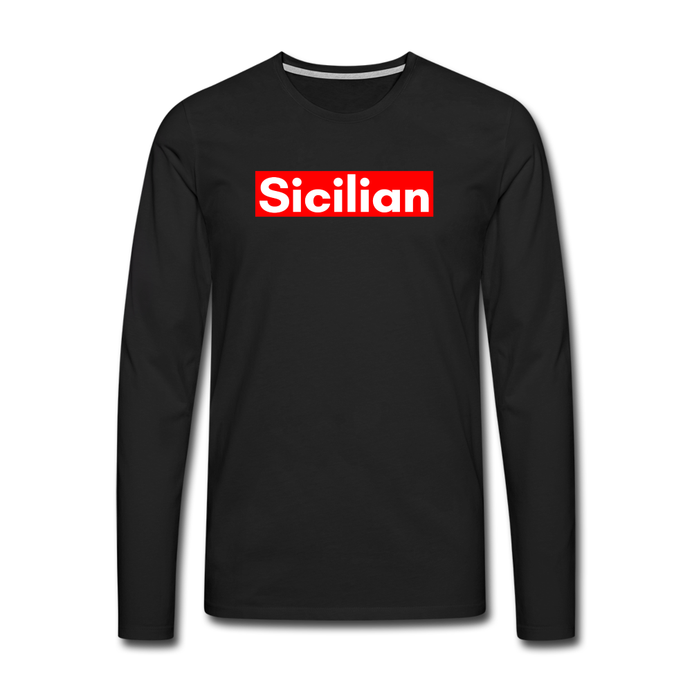 Sicilian Men's Longsleeve - black