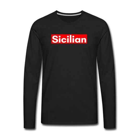 Sicilian Men's Longsleeve - black