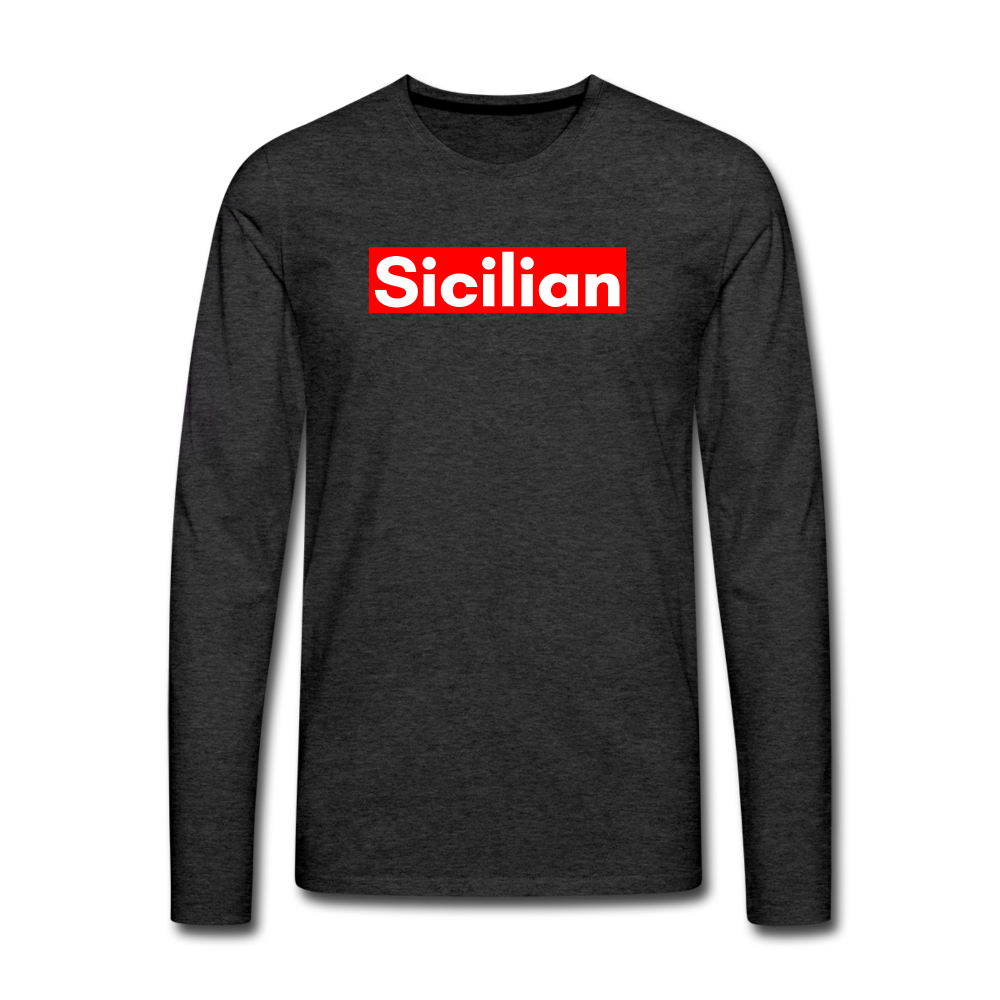 Sicilian Men's Longsleeve - charcoal grey