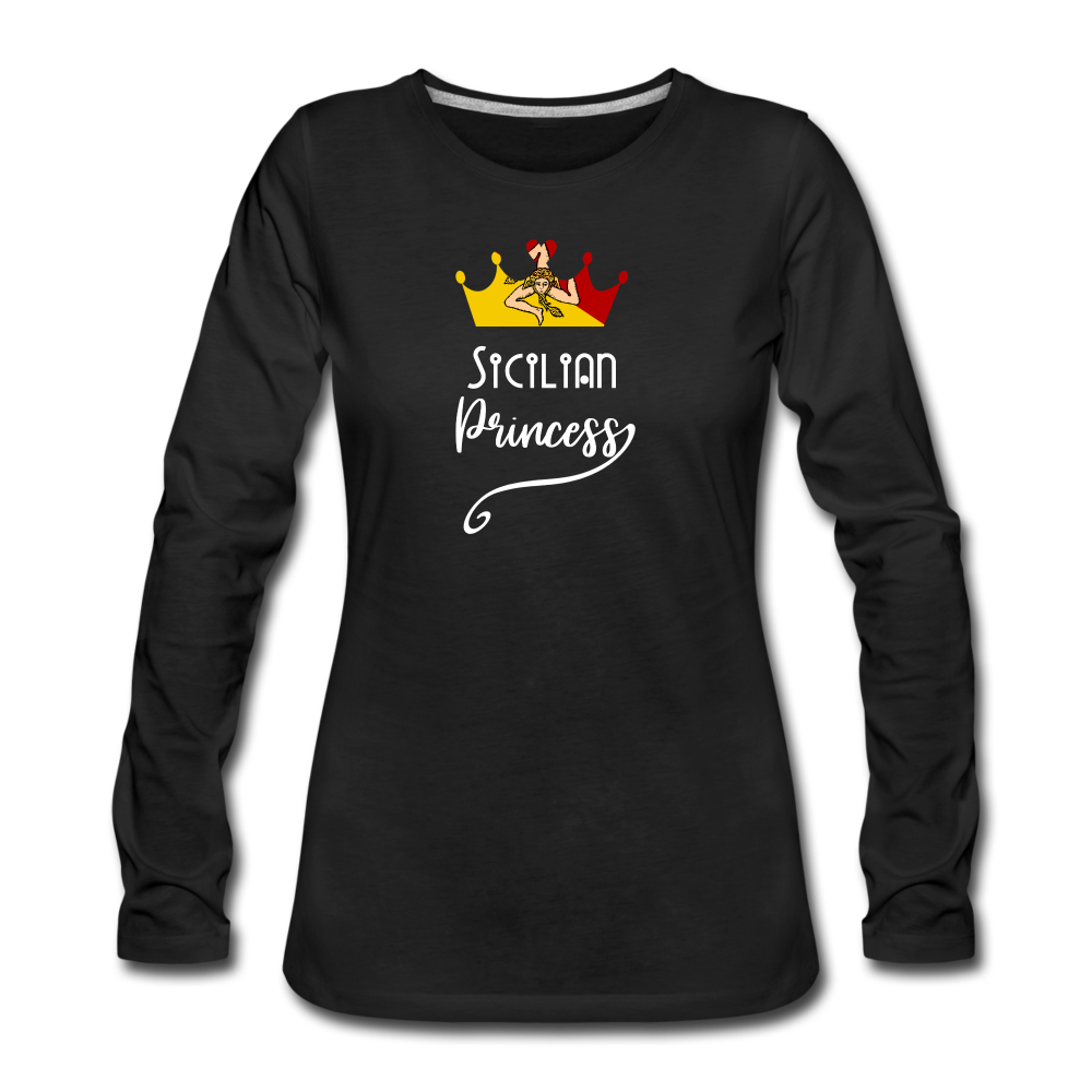 Sicilian Princess Women's Longsleeve - black