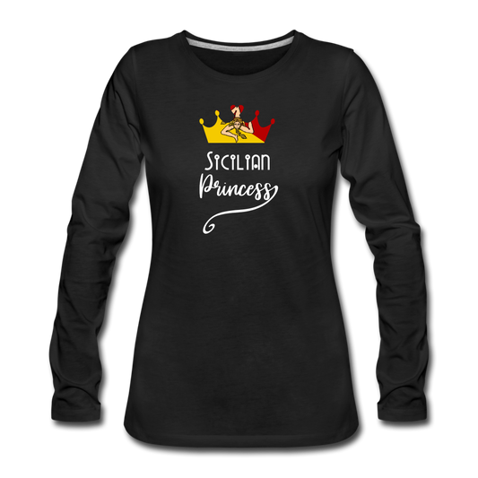 Sicilian Princess Women's Longsleeve - black