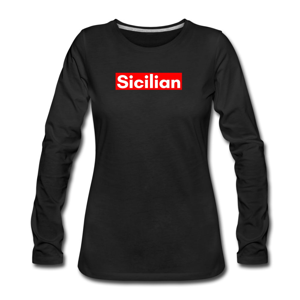 Sicilian Women's Longsleeve - black