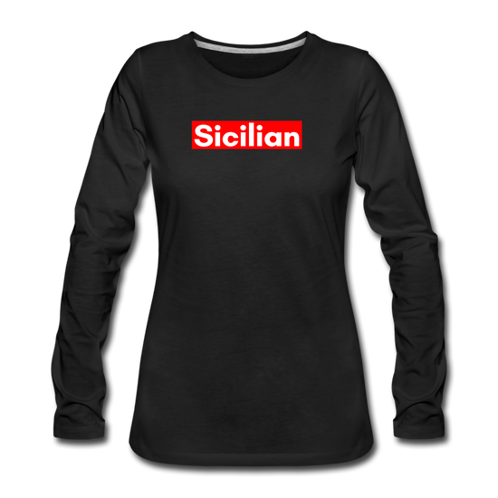 Sicilian Women's Longsleeve - black