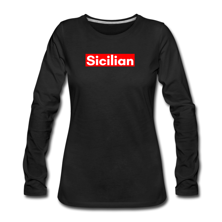 Sicilian Women's Longsleeve - black